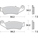 Klocki hamulcowe SBS STREET HARLEY FLD 1690