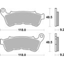 Klocki hamulcowe SBS AMERICAN V-TWIN YAMAHA MT-03
