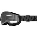 Gogle 100% STRATA 2 black clear + Zrywki RNR
