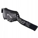 Gogle 100% STRATA 2 black clear + Zrywki RNR