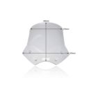 Szyba motocyklowa WRS INTERMEDIO BMW R1200R smoke