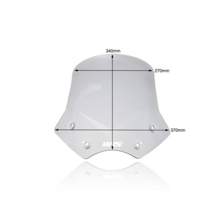 Szyba motocyklowa WRS INTERMEDIO BMW R1200R smoke