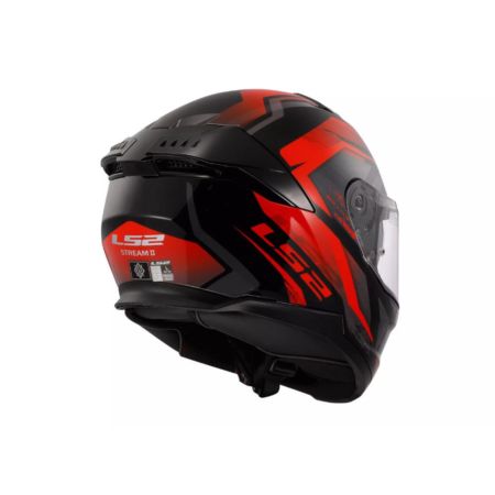 Kask LS2 FF808 stream II fury black red-06 XS