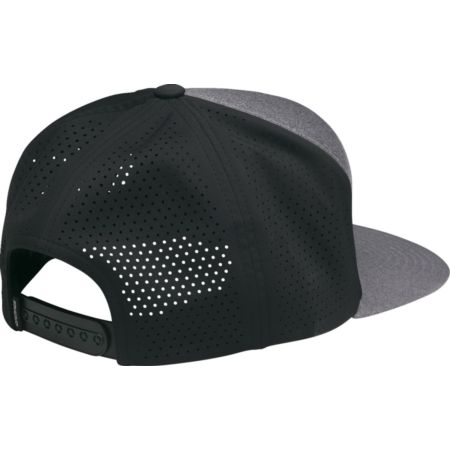 Czapka z daszkiem THOR BADGE HTR gray/black