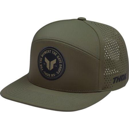 Czapka z daszkiem THOR BADGE HTR olive