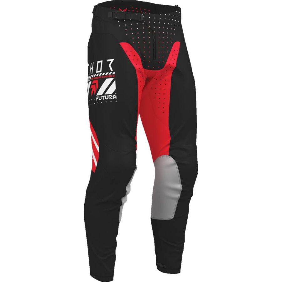 Spodnie THOR LAUNCHMODE FUTURA black/red 28