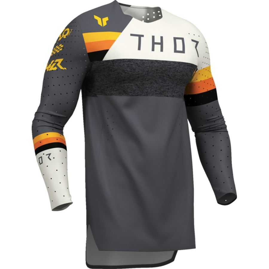 Bluza THOR SPORTMODE LEAGUE charcoal/white S Bluza THOR SPORTMODE LEAGUE charcoal/white S