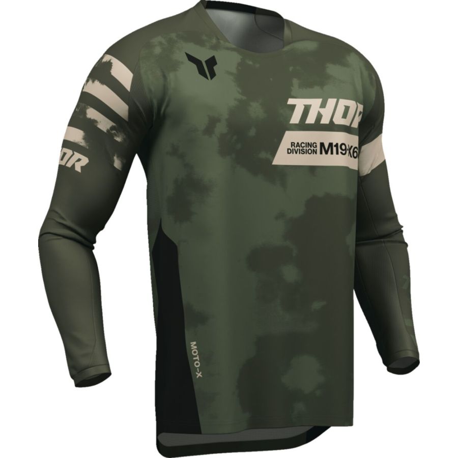 Bluza THOR LAUNCHMODE BLEACH black/camo S