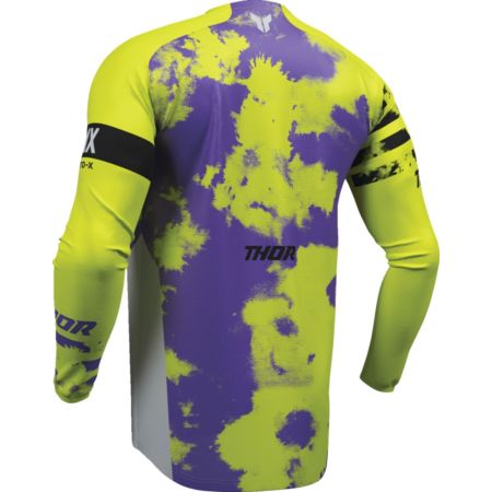 Bluza THOR LAUNCHMODE BLEACH gray/acid S