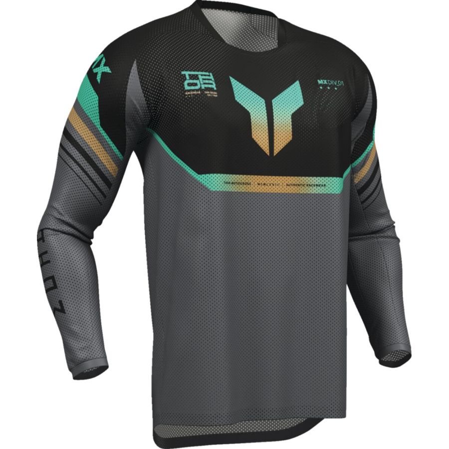 Bluza THOR LAUNCHMODE AIR RAPTOR black/charcoal S