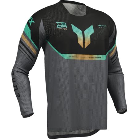 Bluza THOR LAUNCHMODE AIR RAPTOR blk/charcoal 2XL