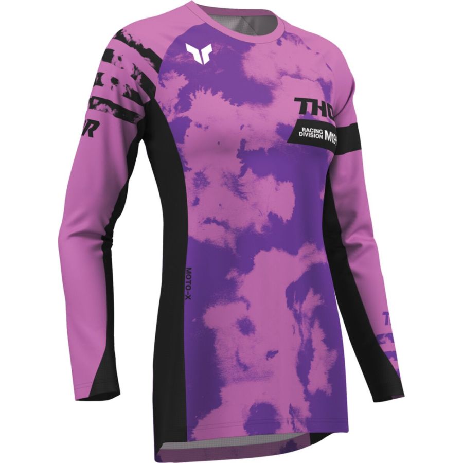 Bluza damska THOR LAUNCHMODE BLEACH blk/orch XS