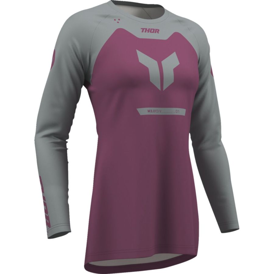 Bluza damska THOR RIDEMODE MENACE purple/gray XS
