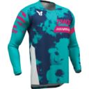 Bluza młodzieżowa THOR LAUNCHMODE BLEACH wh/aq 2XS