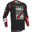 Bluza młodzieżowa THOR LAUNCHMODE FUTURA bk/rd 2XS