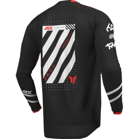 Bluza młodzieżowa THOR LAUNCHMODE FUTURA bk/rd 2XS