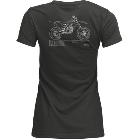 T-shirt damski THOR BLUEPRINT charcoal S