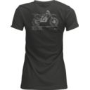 T-shirt damski THOR BLUEPRINT charcoal S