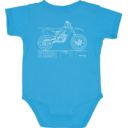 T-shirt dziecięcy THOR SUPERMINI cobalt 0-6 msc
