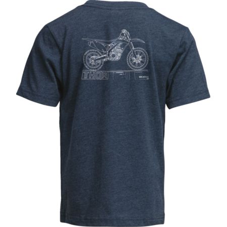 T-shirt młodzieżowy THOR BLUEPRINT navy XS