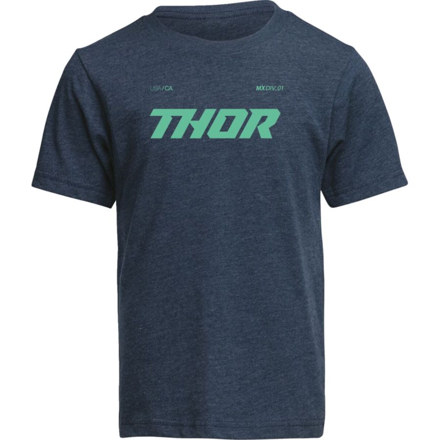T-shirt młodzieżowy THOR BRAVE petrol blue XS