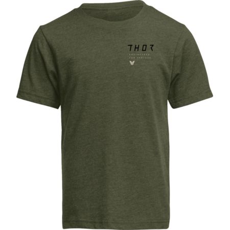T-shirt młodzieżowy THOR STAMP olive XS