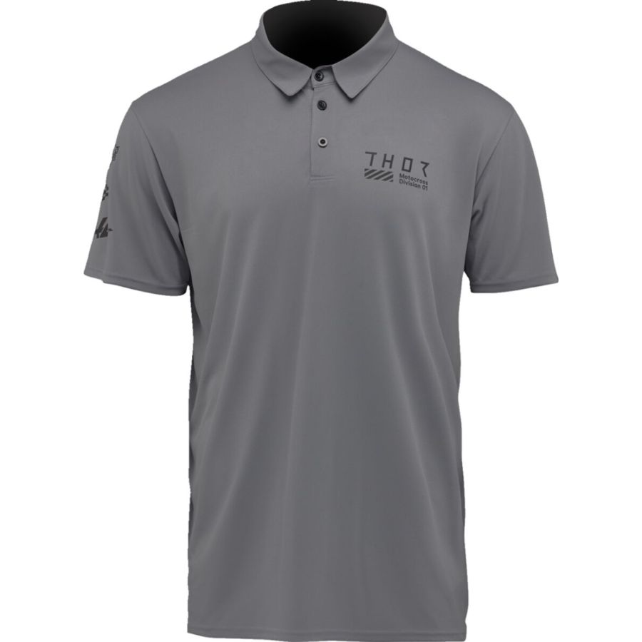 Koszulka polo THOR CORPO gray M