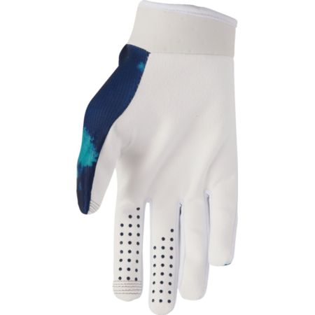 Rękawiczki THOR LAUNCHMODE BLEACH white/aqua XS