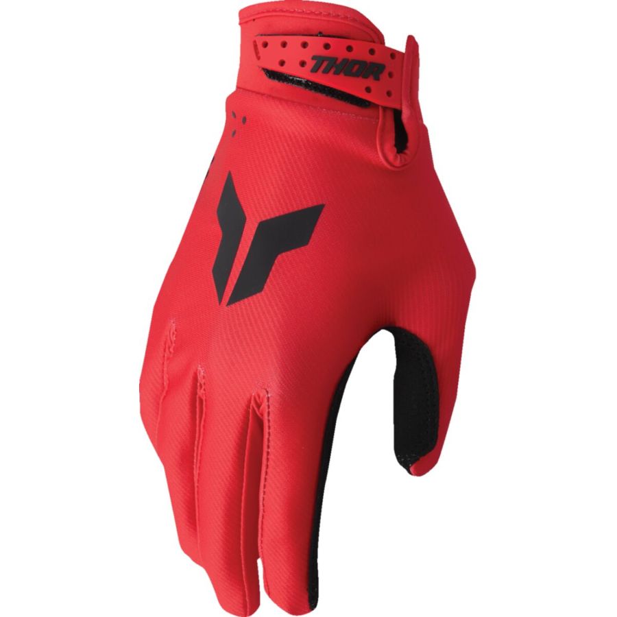 Rękawiczki młodzieżowe THOR LAUNCHMODE SPLIT red S