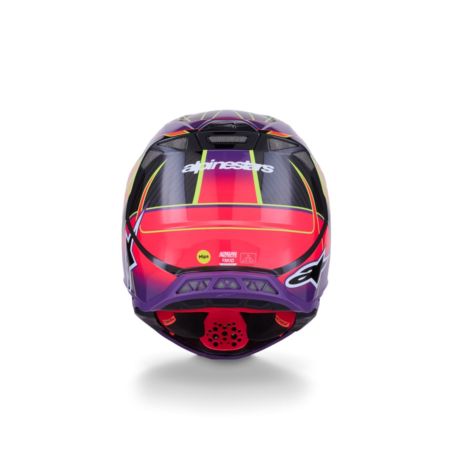 Kask ALPINESTARS SUPERTECH M10 pnk/vio/yllw 2XL