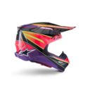 Kask ALPINESTARS SUPERTECH M10 pnk/vio/yllw 2XL