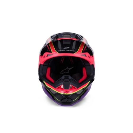 Kask ALPINESTARS SUPERTECH M10 pnk/vio/yllw 2XL