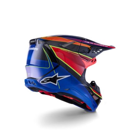 Kask ALPINESTARS SUPERTECH M10 ERA blu/rd/yllw 2XL