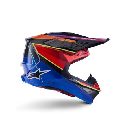 Kask ALPINESTARS SUPERTECH M10 ERA blu/rd/yllw 2XL