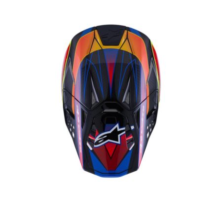 Kask ALPINESTARS SUPERTECH M10 ERA blu/rd/yllw 2XL