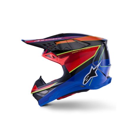 Kask ALPINESTARS SUPERTECH M10 ERA blu/rd/yllw 2XL