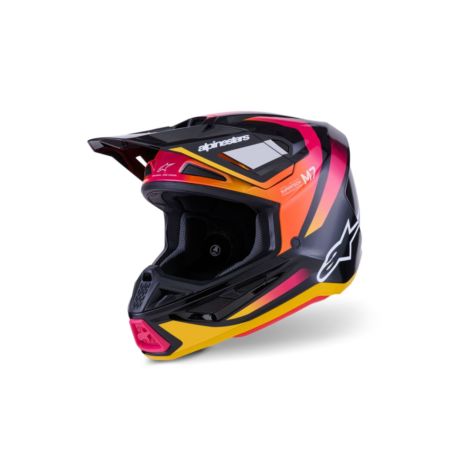 Kask ALPINESTARS SUPERTECH M7 RISE bk/yllw/pnk 2XL