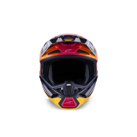 Kask ALPINESTARS SUPERTECH M7 RISE bk/yllw/pnk 2XL