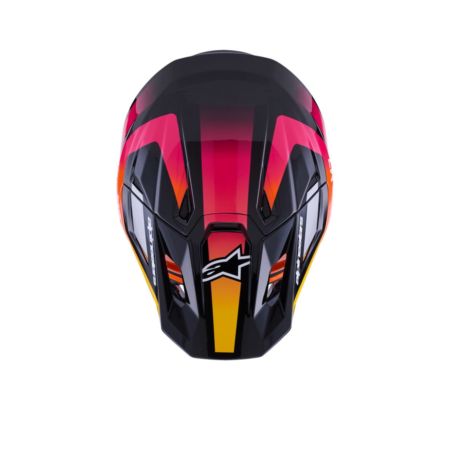 Kask ALPINESTARS SUPERTECH M7 RISE bk/yllw/pnk 2XL