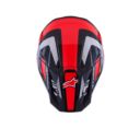 Kask ALPINESTARS SUPERTECH M7 RISE bk/rd/slvr 2XL