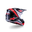 Kask ALPINESTARS SUPERTECH M7 RISE bk/rd/slvr 2XL
