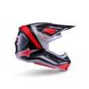 Kask ALPINESTARS SUPERTECH M7 RISE bk/rd/slvr 2XL