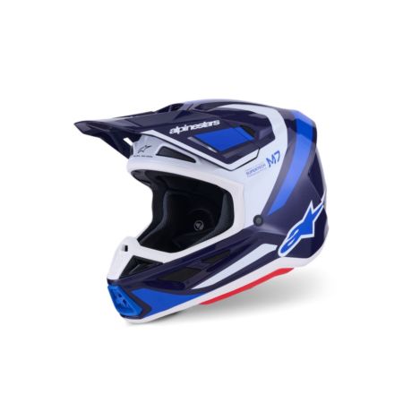 Kask ALPINESTARS SUPERTECH M7 RISE blue/white 2XL