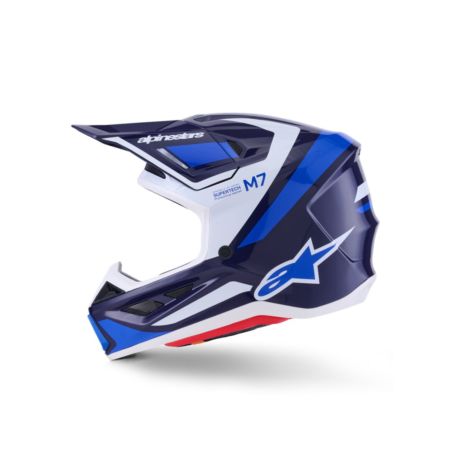 Kask ALPINESTARS SUPERTECH M7 RISE blue/white 2XL