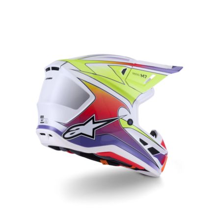 Kask ALPINESTARS SUPERTECH M7 FUSE wht/yllw/pu 2XL