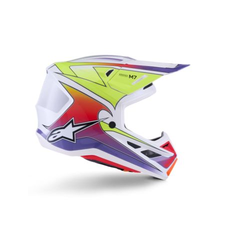 Kask ALPINESTARS SUPERTECH M7 FUSE wht/yllw/pu 2XL