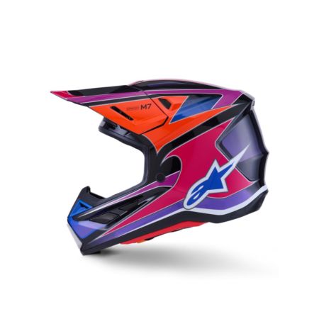 Kask ALPINESTARS SUPERTECH M7 FUSE blu/pu/pnk 2XL