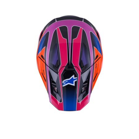 Kask ALPINESTARS SUPERTECH M7 FUSE blu/pu/pnk 2XL