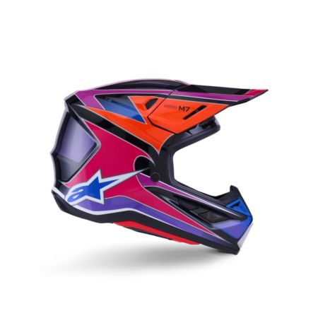 Kask ALPINESTARS SUPERTECH M7 FUSE blu/pu/pnk 2XL