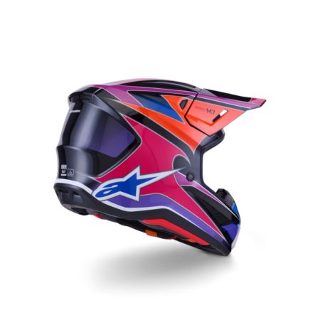 Kask ALPINESTARS SUPERTECH M7 FUSE blu/pu/pnk 2XL
